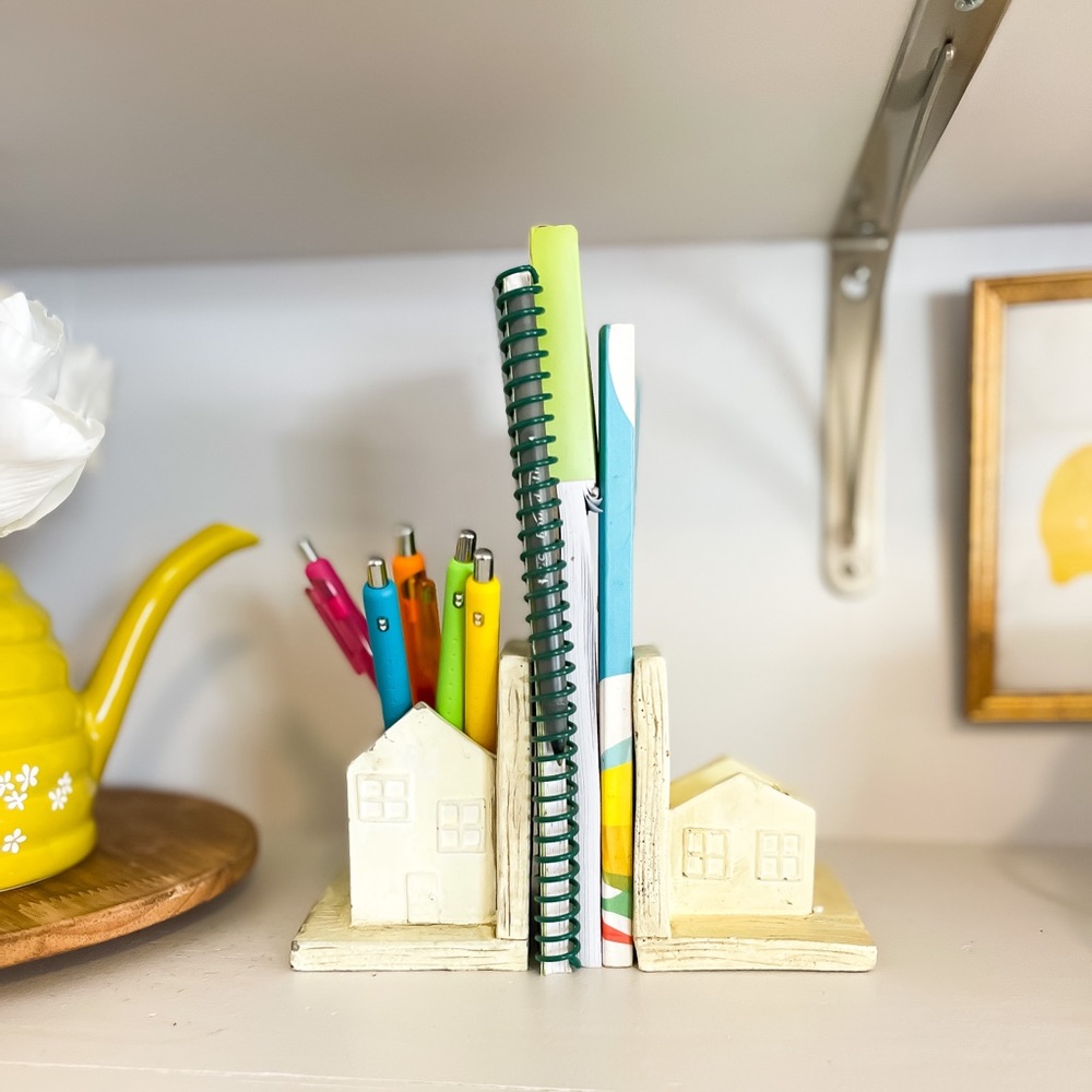 Ceramic Bookends Set of 2